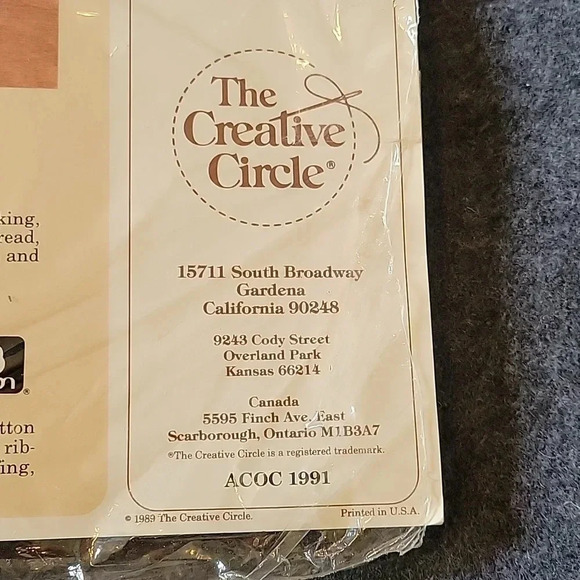 🌴3/$15🌴 The Creative Circle 1993 Door To Your Heart Needle Craft Kit - Picture 5 of 11
